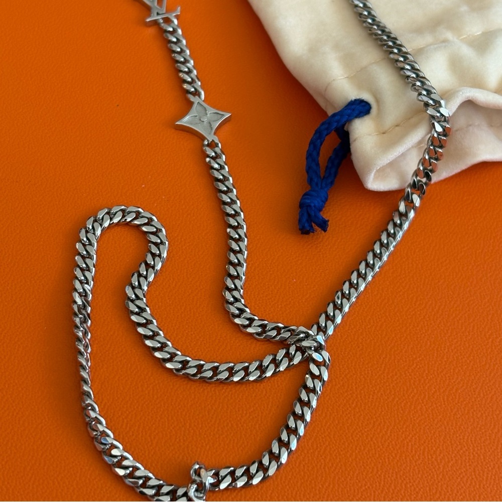 Louis Vuitton Monogram Row Chain Necklace - Picture 13 of 16